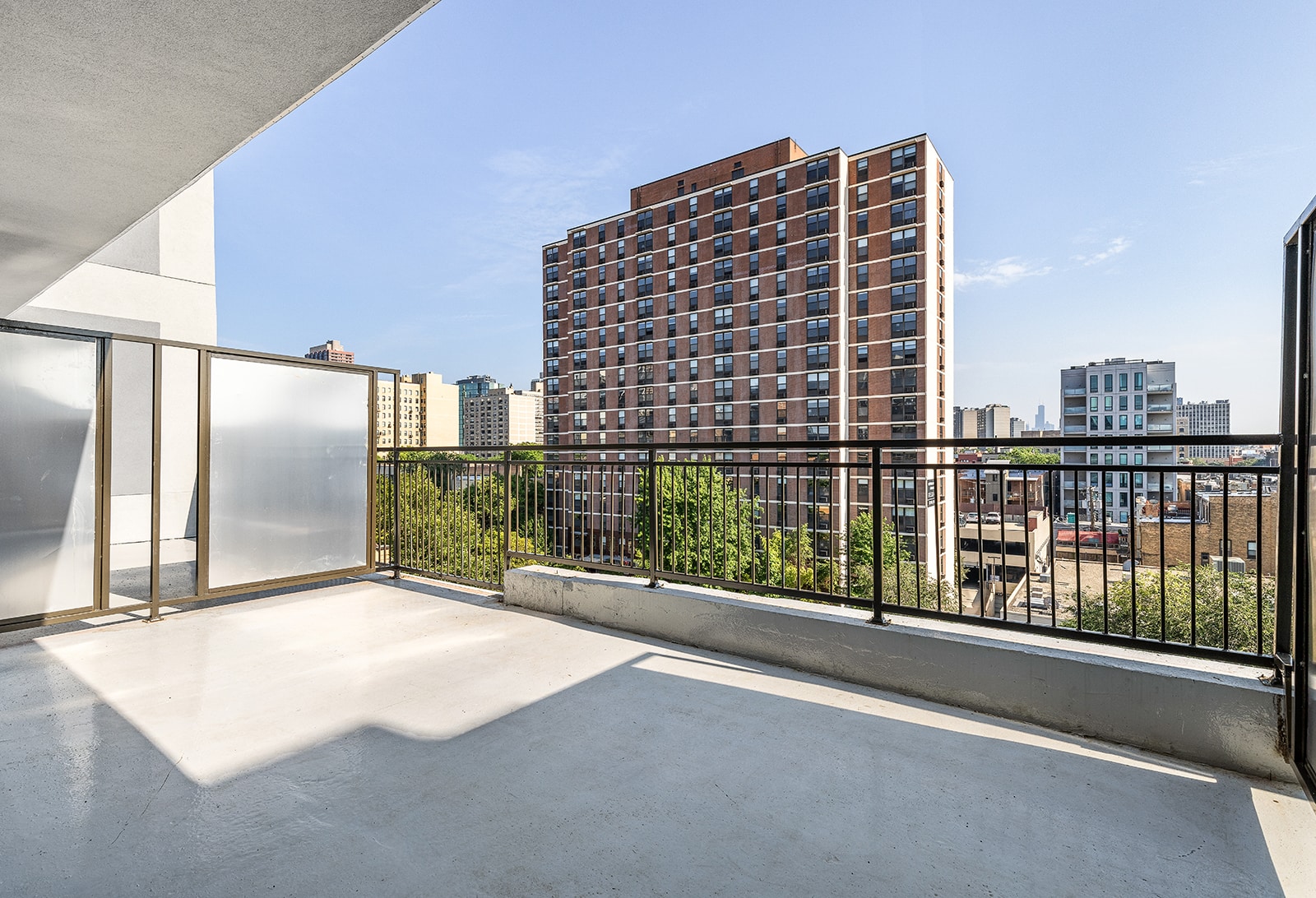 Lakeview, Chicago Luxury Apartment Terrace